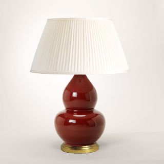 Vaughan / Table Lamp / Gourd Vase - Sang de Boeuf TC0096
