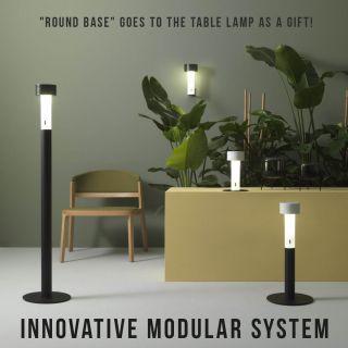 Zava 24 - Portable / Rechargeable system: Table & Wall & Floor lamp