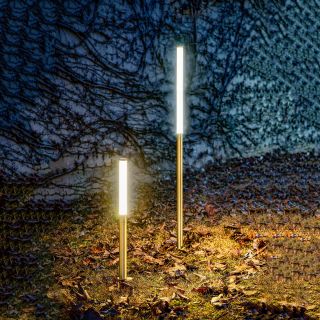 Zava Cosima Outdoor Garden Floor Lamp & Spike Light