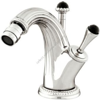 Bronces Mestre / Bidet Fittings / Bidet monolever joystick mixer with Swarovski black crystal 033223.N00.50