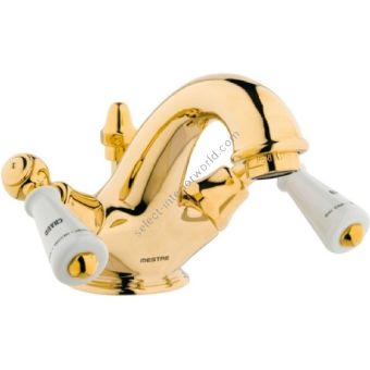 Bronces Mestre / Washbasin Fittings / One hole basin mixer with porcelain 035005.M00.00