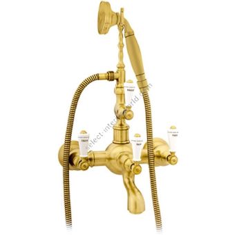 Bronces Mestre / Bath-Shower Fittings / Bath shower set with porcelain 035016.M00.30