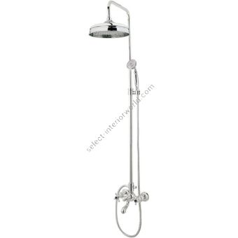 Bronces Mestre / Shower Sets / Bath shower set with column and black porcelain 035018.CN0.50