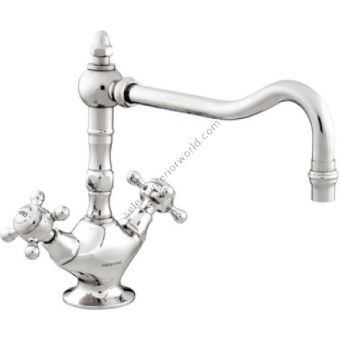 Bronces Mestre / Kitchen Fittings / One hole sink mixer with porcelain 035030.000.50