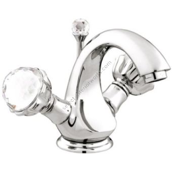 Bronces Mestre / Washbasin Fittings / One hole basin mixer with Swarovski crystal 036205.000.50