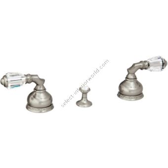 Bronces Mestre / Bidet Fittings / Three holes bidet set with Swarovski crystal 041622.A00.62