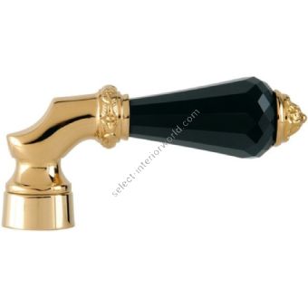 Bronces Mestre / Knobs for Shower Systems / Handle kit for shower system with Swarovski black crystal 058645.FN0.00