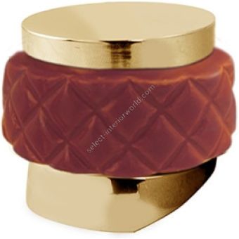 Bronces Mestre / Knobs for Shower Systems / Monolever handle kit for shower system with red porcelain 065547.R00.00