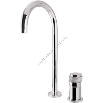 Bronces Mestre / Washbasin Fittings / Two holes single lever high basin mixer with Swarovski 071408.LH0.50