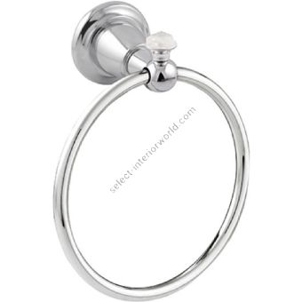 Bronces Mestre / Towel Holders / Towel ring 165mm with quartz stone 072273.QZ0.50