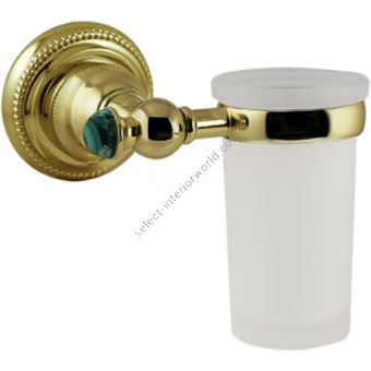 Bronces Mestre / Toothbrush Holders / Wall toothbrush holder with malachite stone 073880.ML0.01