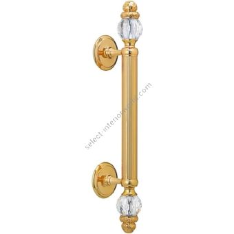 Bronces Mestre / Door Handles / Clasica set 440mm on rosettes with Swarovski crystal 0N4767.000.01