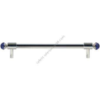 Bronces Mestre / Furniture Handles / Urbe Precious with lapislazuli stone 192mm between centers 0T5000.LP192.50