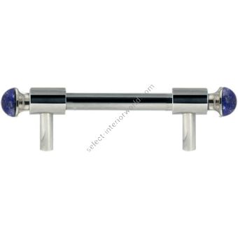 Bronces Mestre / Furniture Handles / Urbe Precious with lapislazuli stone 96mm between centers 0T5000.LP96.30