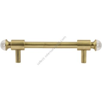 Bronces Mestre / Furniture Handles / Metropolis Precious with quartz stone 64mm between centers 0T5000.QT128.30
