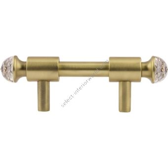 Bronces Mestre / Furniture Handles / Clasica with Swarovski crystal 64mm between centers 0T5000.S64.30
