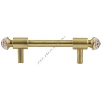 Bronces Mestre / Furniture Handles / Clasica with Swarovski crystal 96mm between centers 0T5000.S96.30