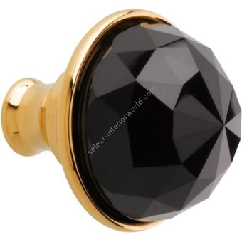 Bronces Mestre / Furniture Handles / Clasica 30mm with Swarovski black crystal 0Z5741.BN0.00