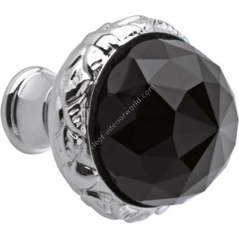 Bronces Mestre / Furniture Handles / Clasica 37mm with Swarovski black crystal 0Z5744.BN0.50