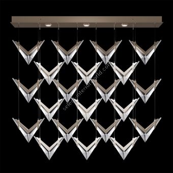 Fine Art Handcrafted Lighting / Pendants & Suspension Lights / BLADE 62"W Rectangular