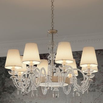Patrizia Volpato / Chandeliers / Intrecci Handcrafted Murano Glass 1300