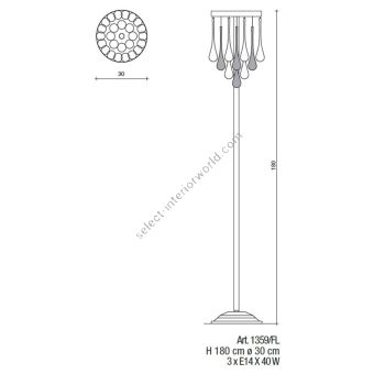 Il Paralume Marina / Floor Lamp / 1359/FL