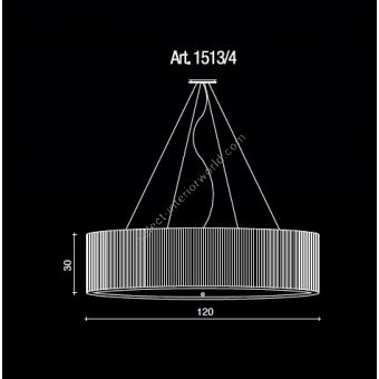 Il Paralume Marina / Chandelier / 1513/4