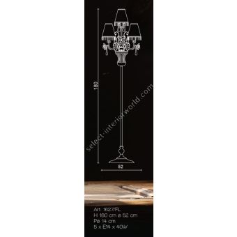 Il Paralume Marina / Floor Lamps / Classic / 1627/FL