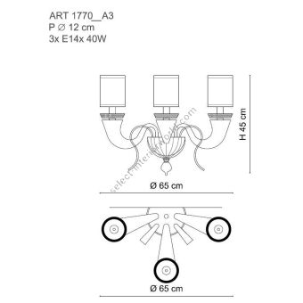 Il Paralume Marina / LED Wall Lights / IL-1770/A3