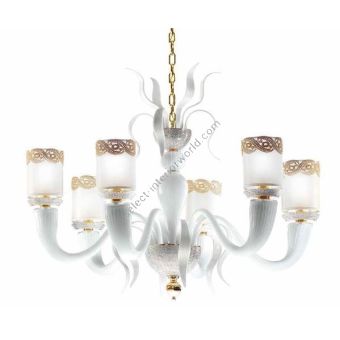 Il Paralume Marina / Pendants & Suspension Lights / 1770/CH6/BI/ORO24K
