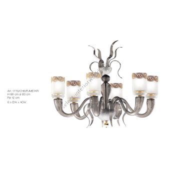 Il Paralume Marina / Pendants & Suspension Lights / 1770/CH6/FUME/KR