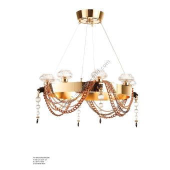 Il Paralume Marina / Pendants & Suspension Lights / 1910/CH8/ORO24K