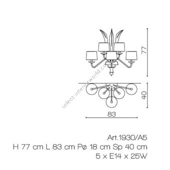 Il Paralume Marina / Wall Lamp / 1930/A5