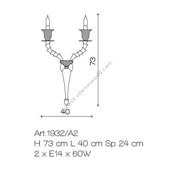 Il Paralume Marina / Wall Sconces / IL-1932/A2