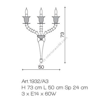 Il Paralume Marina / Wall Sconces / IL-1932/A3