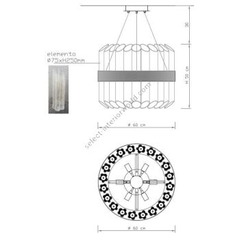 Il Paralume Marina / Chandelier / 1966_V2