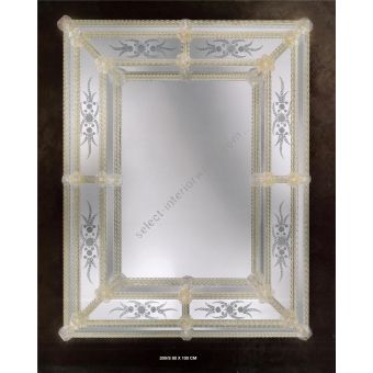 Italian Luxury Lighting / Wall Mirrors / Murano Glass in Venetian Style 209S
