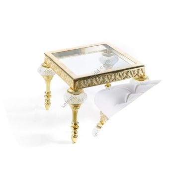 Il Paralume Marina / Coffee Tables / Casting Brass & Italian Cristals Elements 2100/TABLE/P/G