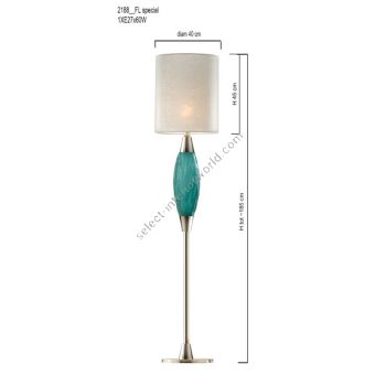 Il Paralume Marina / Floor Lamps / 2188/FL/VE