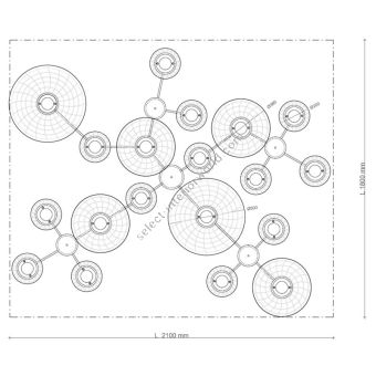 Il Paralume Marina / Ceiling Lamp / 2281CH19