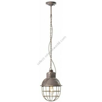 Industrial Cage Pendant Lamp C1770 by Ferroluce