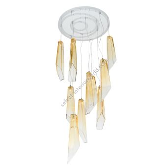 Patrizia Volpato / Chandeliers / Crypto Handcrafted Murano Glass 293-S
