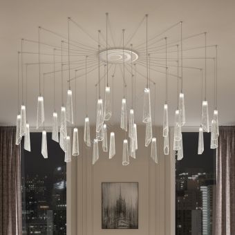 Patrizia Volpato / Chandeliers / Crypto Handcrafted Murano Glass 296-S