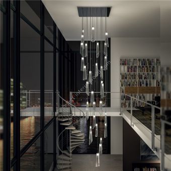 Patrizia Volpato / Chandeliers / Crypto Handcrafted Murano Glass 297-S