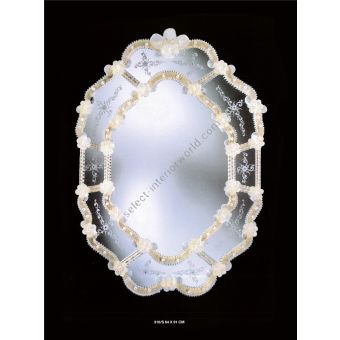 Italian Luxury Lighting / Wall Mirrors / Murano Glass Venetian Style 310S