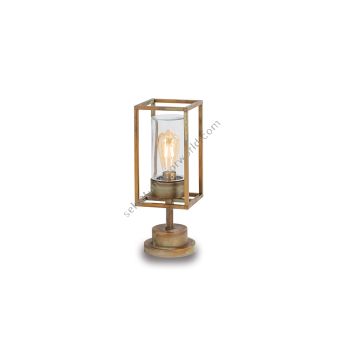 Moretti Luce / Outdoor pedestal Lamp / Cubic 3369 & 3370