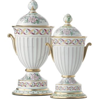 Le Porcellane / Vases with Lids / Potiche Limoges 3424 3422