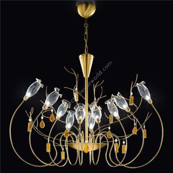 Patrizia Volpato / Chandeliers / Bon Ton 24 Karat Gold 390-S
