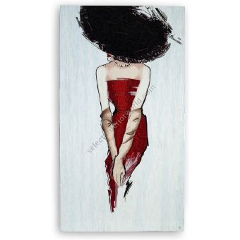 Christopher Guy / Figurative Art & Decor / La Dame au Chapeau- Scarlet 46-0493