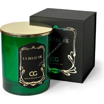 Christopher Guy / Candlesticks & Candle Holders / LA BELLE VIE SCENTED CANDLE 500g 49-0002